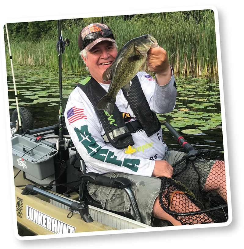 Ron Strauss In Fishing Kayak