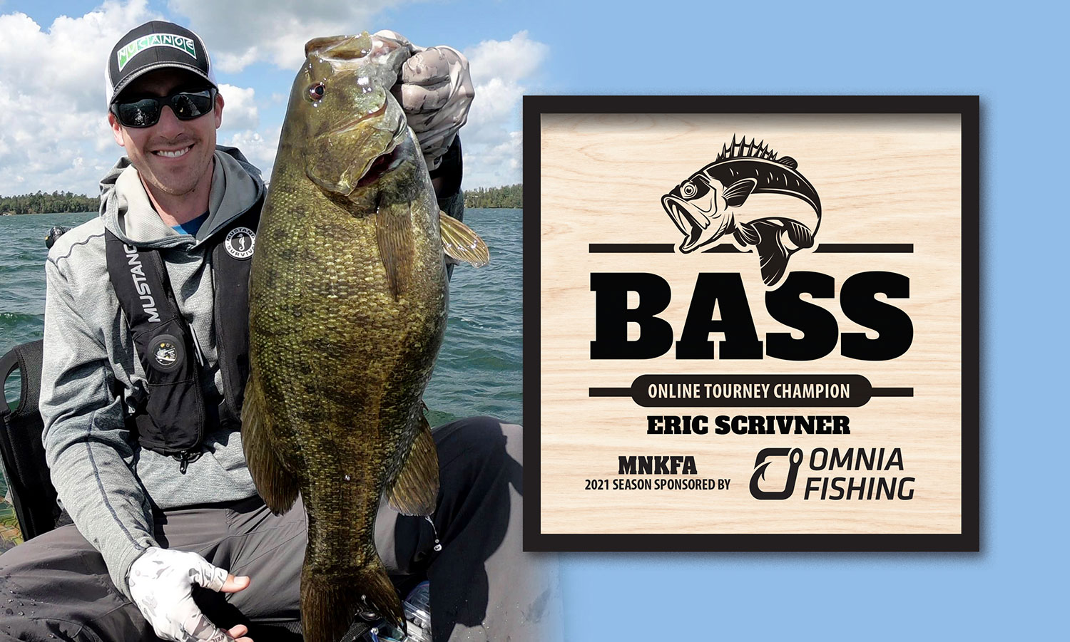 Eric, Winner 2021 Omnia Online Bass Series