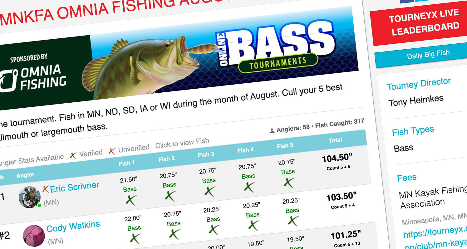 How Kayak Fishing Tournaments Work