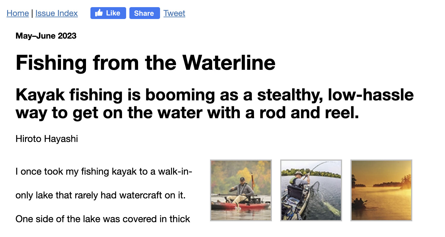 Kayak Fishing Is Booming In Minnesota