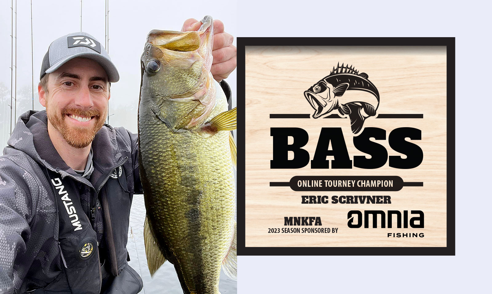 2023 Omnia Fishing Kayak Bass Fishing Tournament Champ