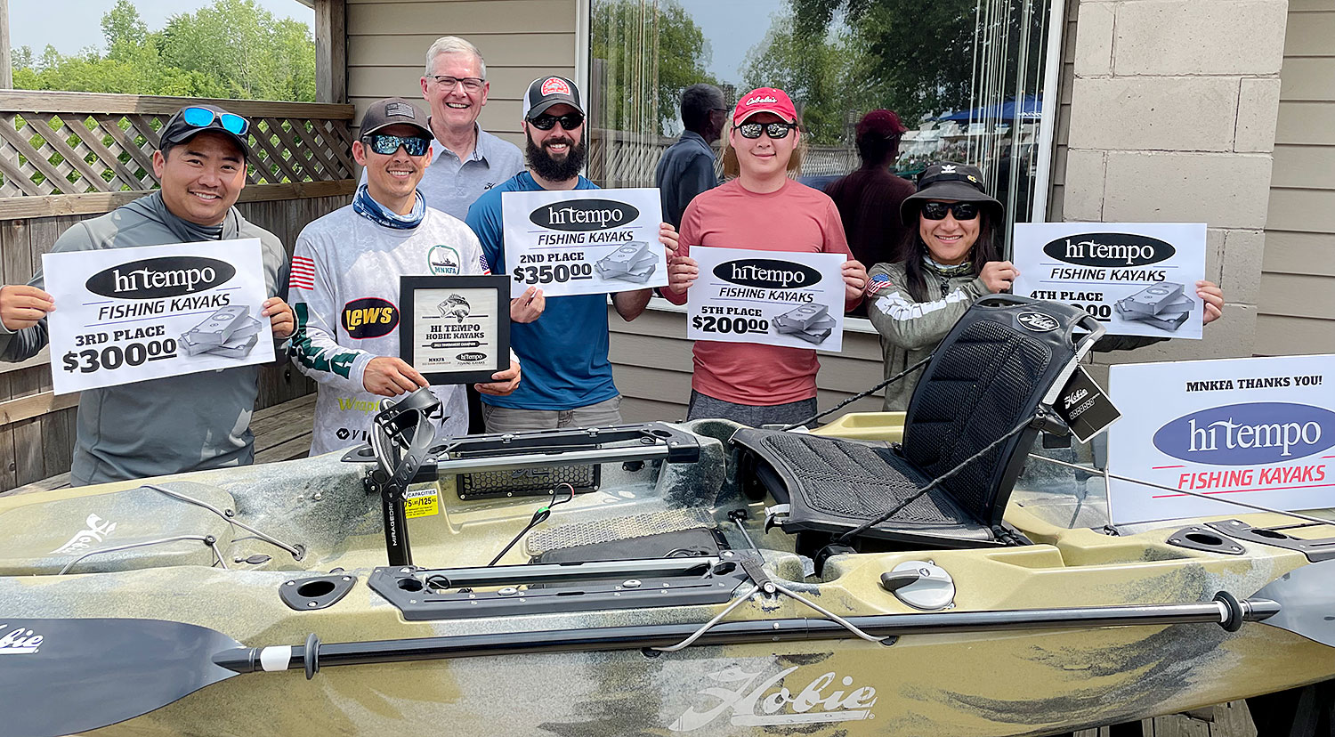 Kayak Fishing Tournament Winners