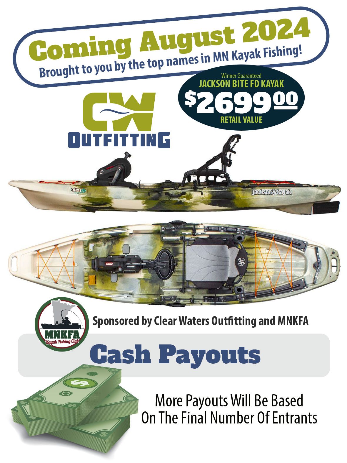 Clear Waters Outfitting Kayak Fishing Tournament.