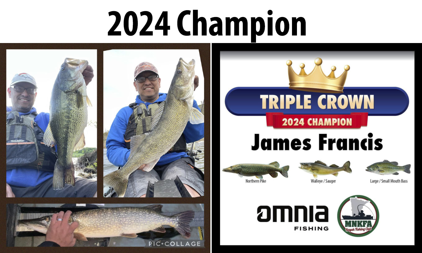 2024 Triple Crown Kayak Fishing Champion