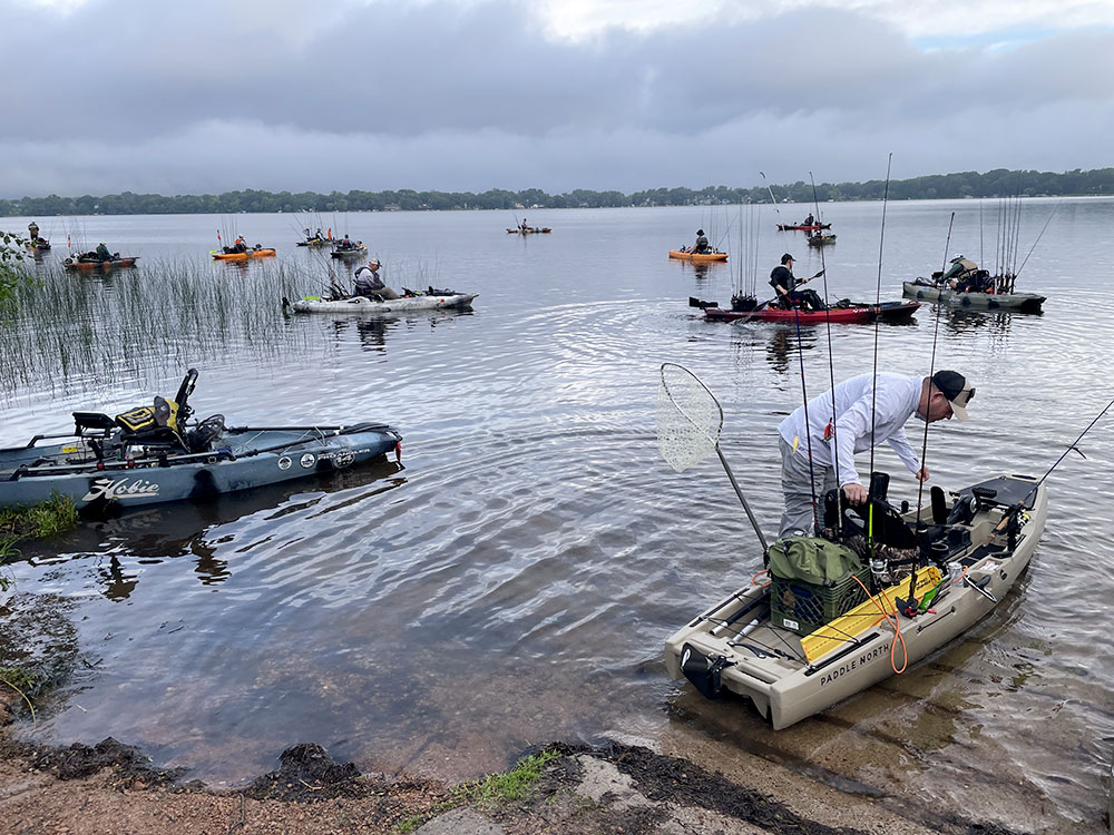 Kayak Fishing Tournament Launch