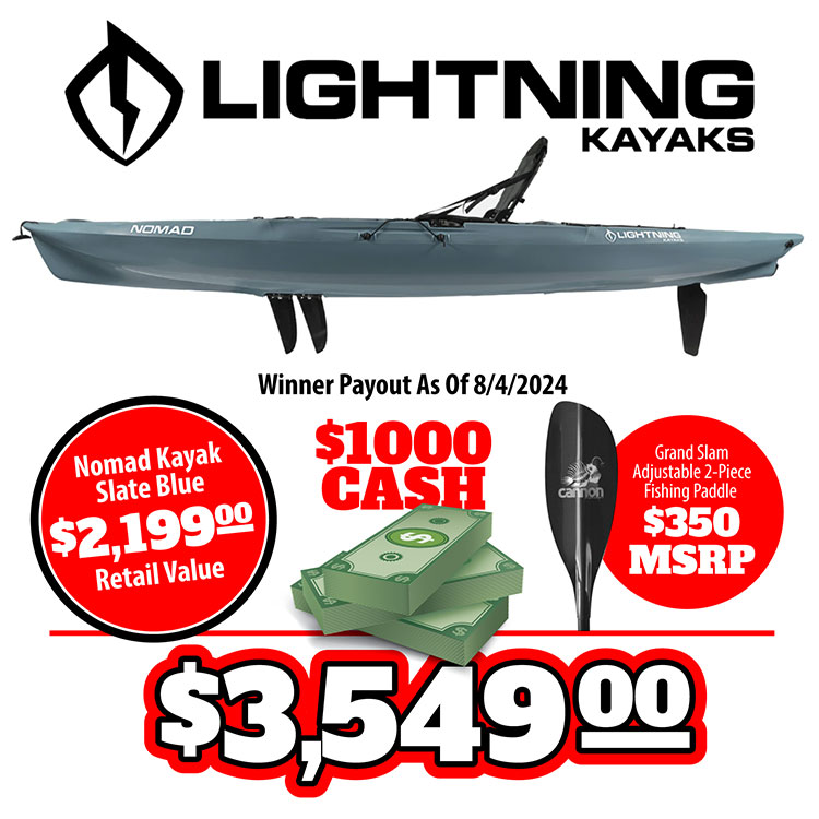 Kayak Fishing Tournament Prize MNKFA