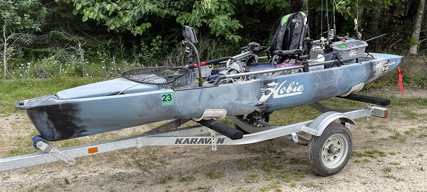 Hobie-Pro-Angler-14-Trailer | Minnesota Kayak Fishing Association Hobie Pro Angler 14 On Trailer