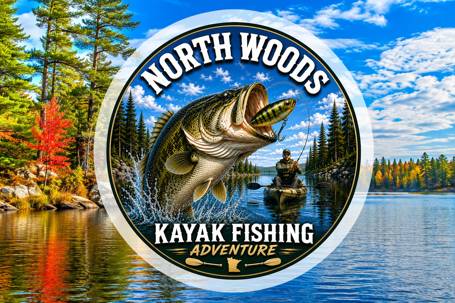 NewNorthwoodsFall copy | Minnesota Kayak Fishing Association North Woods Kayak Fishing Adventure