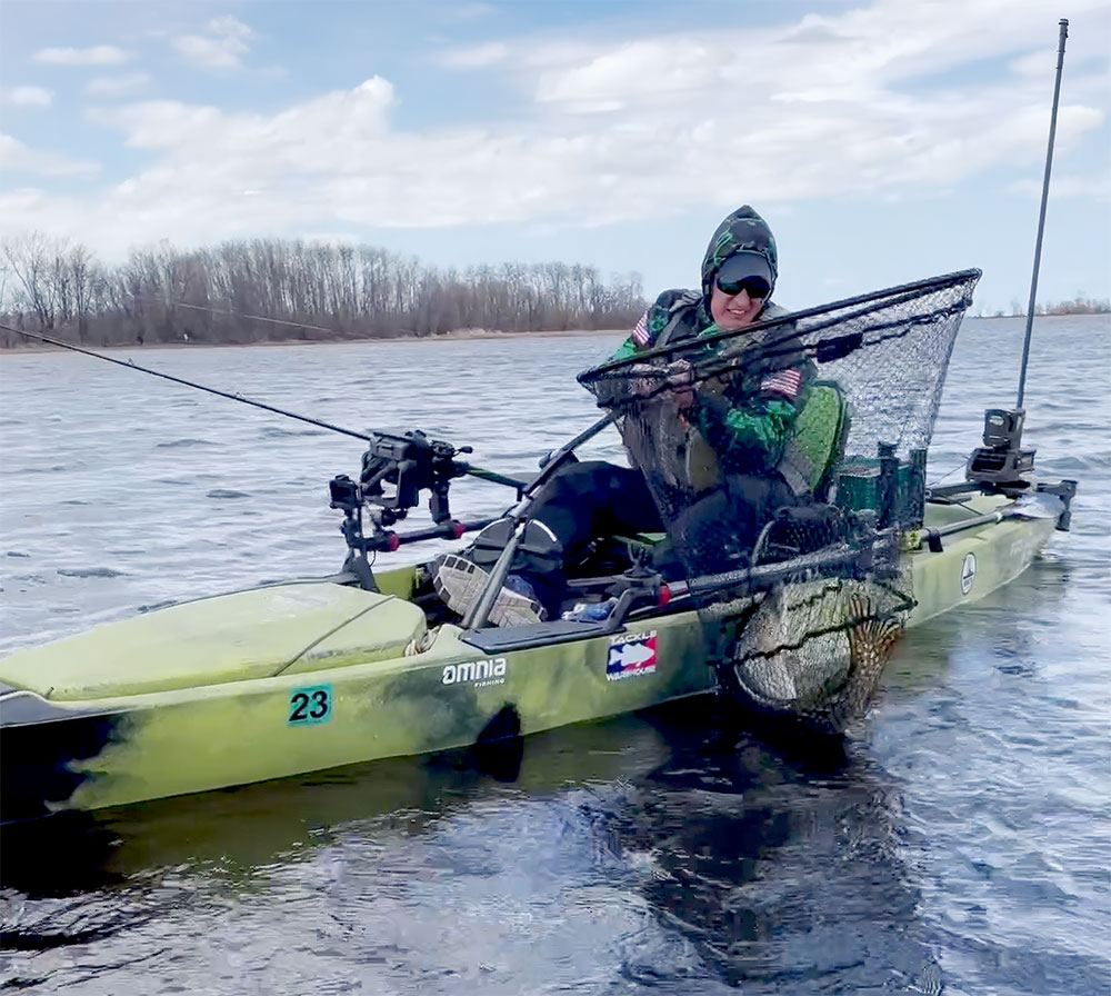 Loren-In-Hobie-Pro-Angler | Minnesota Kayak Fishing Association Loren In Hobie Pro Angler