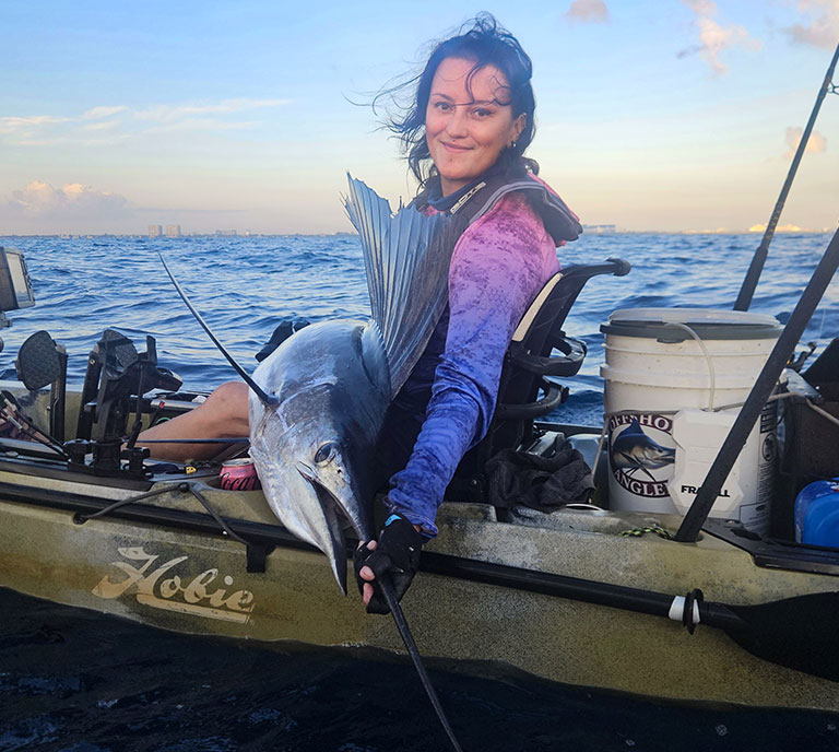 Paula-Marie-Powell-In-Hobie-Outback | Minnesota Kayak Fishing Association Paula Marie Powell In Hobie Outback