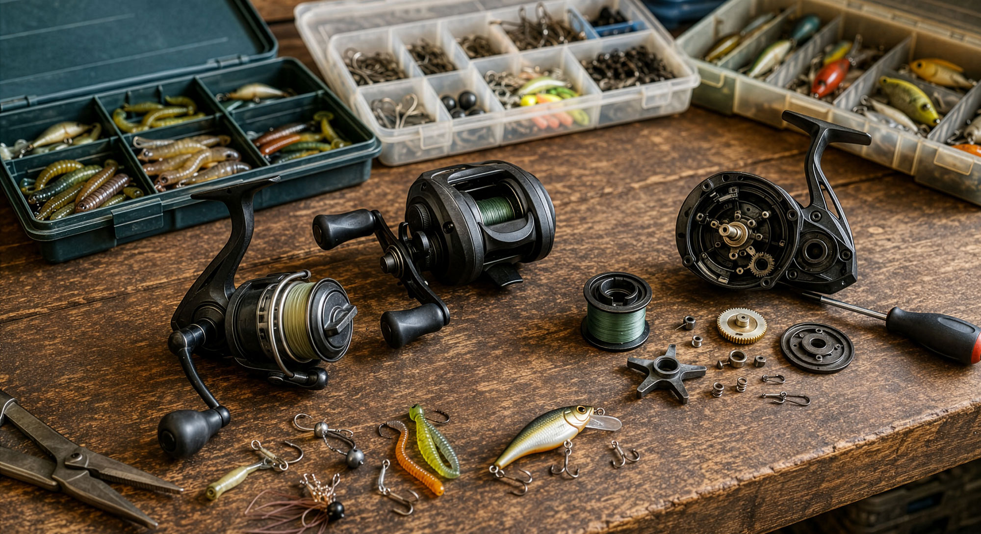 Fishing Tackle. Kayak Fishing Maintenance