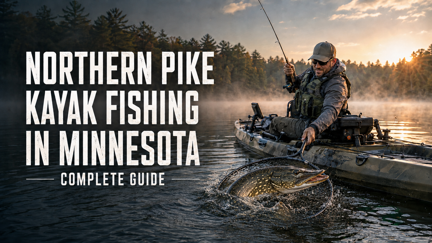 Northern Pike Kayak Fishing