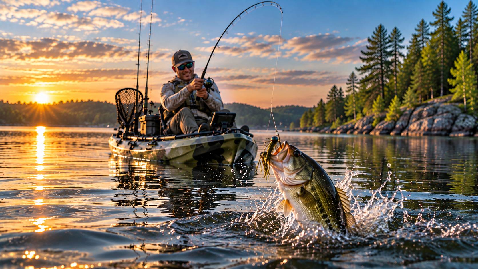 Kayak Fishing Minnesota Lake